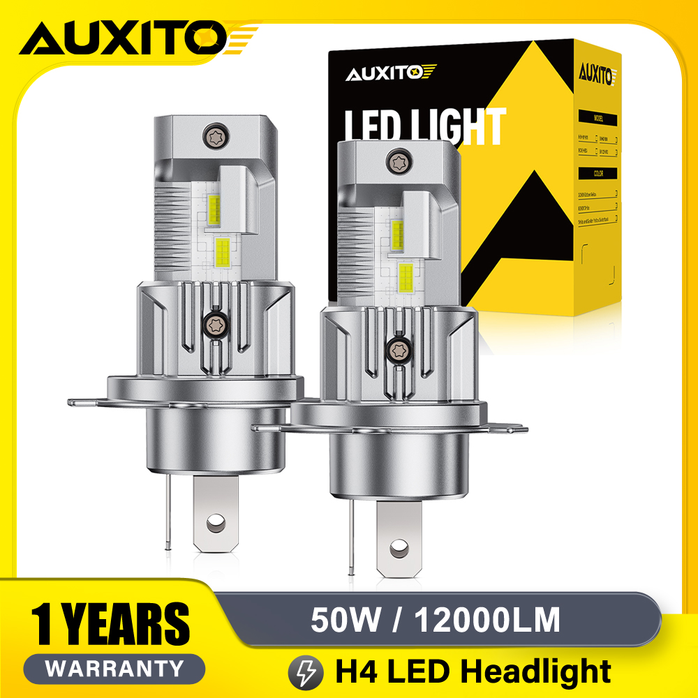 Led Headlight 6500K White 12000Lm - AUXITO 2개입 50W 12000LM LED 라이트