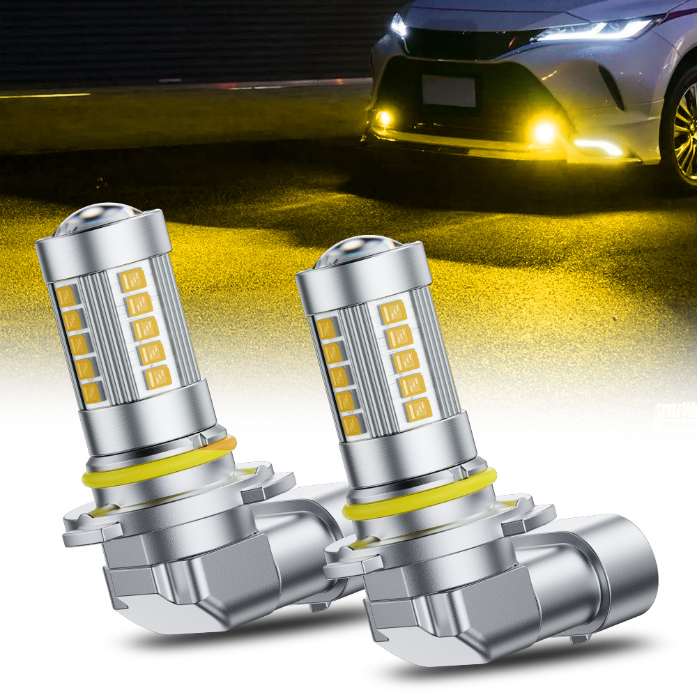 Led Fog Light H11 3000K Yellow - 2Pcs AUXITO 9006 HB4 LED 노란색