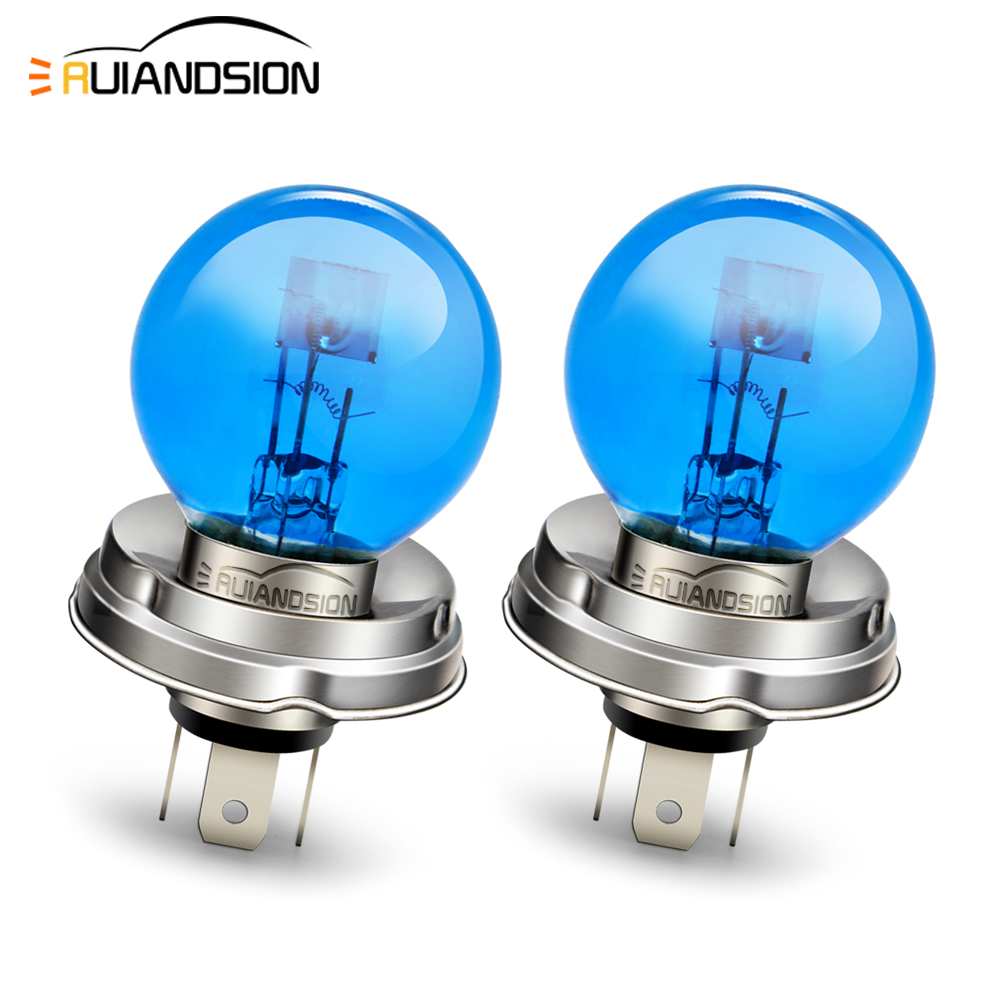 Motorcycle Led Headlight Bulb H4 - 2개 P45T H4 R2 오토바이 할로겐