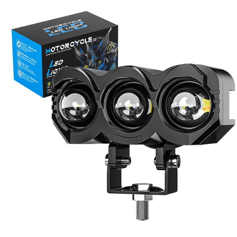 Led Headlight 6500K White 12000Lm - LED 오토바이 스포트라이트 올빼미 스타일 흰색