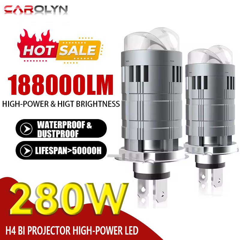 Motorcycle Led Headlight Bulb H4 - H4 Bi 미니 LED 프로젝터 렌즈