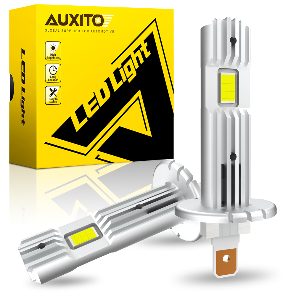 Led Headlight 6500K White 12000Lm - AUXITO 2Pcs 12000LM H1 LED 헤드