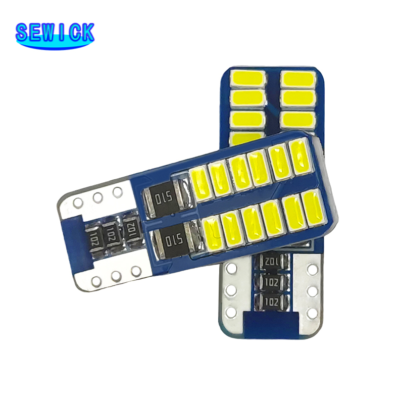 Led Tail Light Bulb Canbus - 100개 T10 W5W LED 테일 라이트