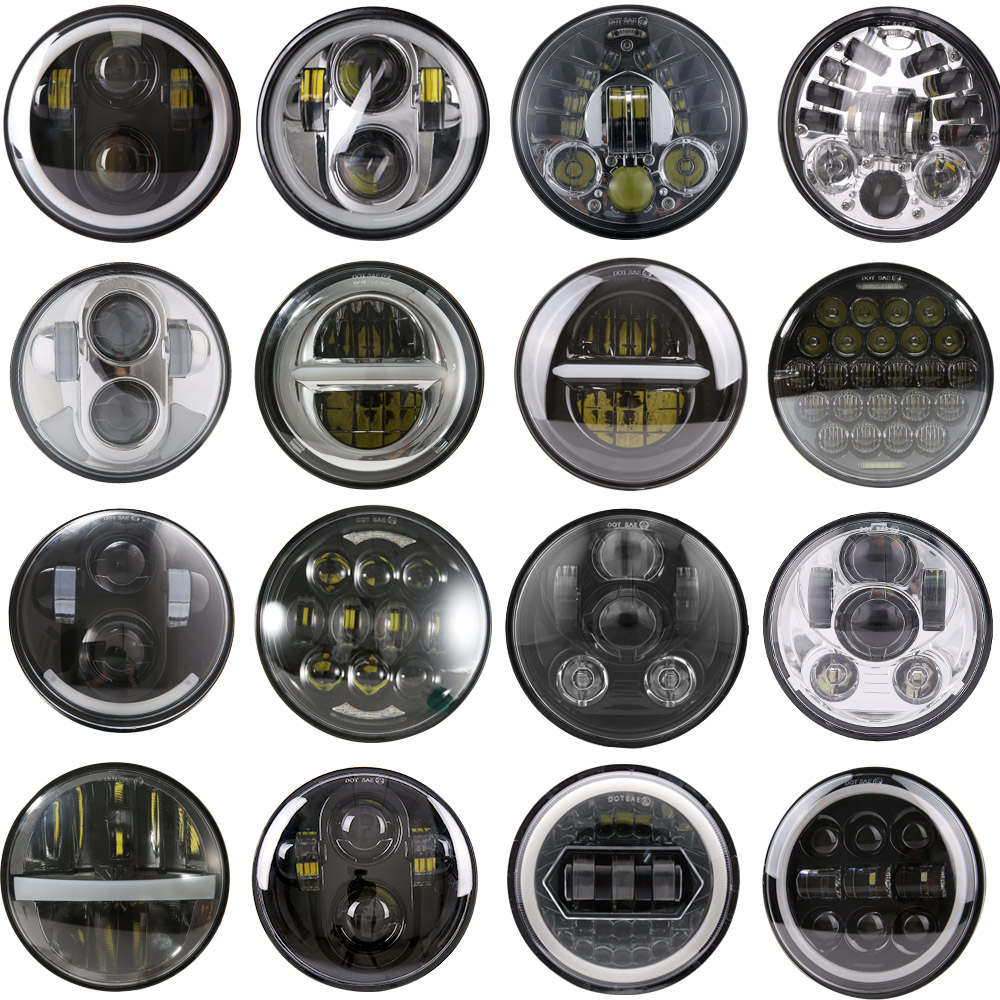 Motorcycle Led Headlight Bulb H4 - 범용 LED 자동차 오토바이 헤드라이트, 할리