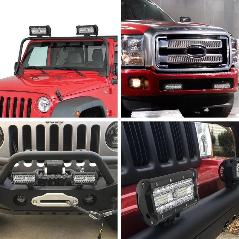Led Work Light Bar 12 Inch Offroad - 자동차 트럭 ATV SUV 4x4 오프로드