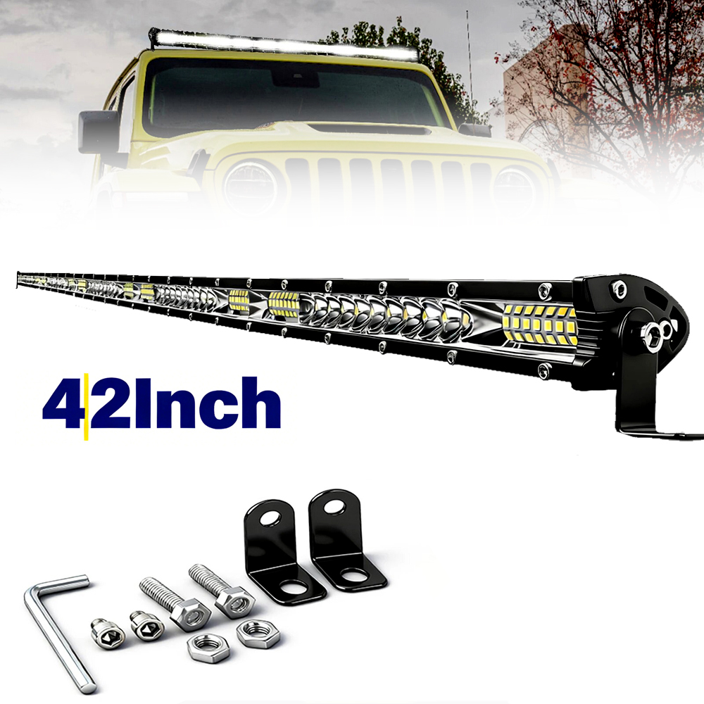 Led Work Light Bar 12 Inch Offroad - 42인치 싱글 로우 초박형 LED 라이트