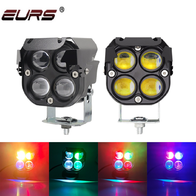 Led Work Light Bar 12 Inch Offroad - 2개 3인치 4색 RGB LED 작업등