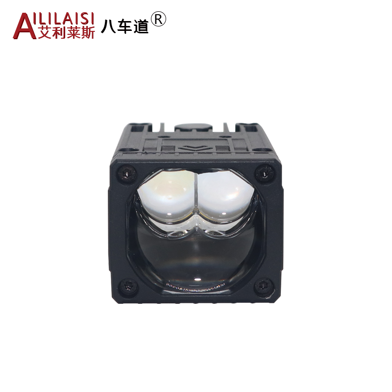 Laser Led Headlight Projector Lens - 1.5인치 듀얼 헤드 렌즈, 양면 LED