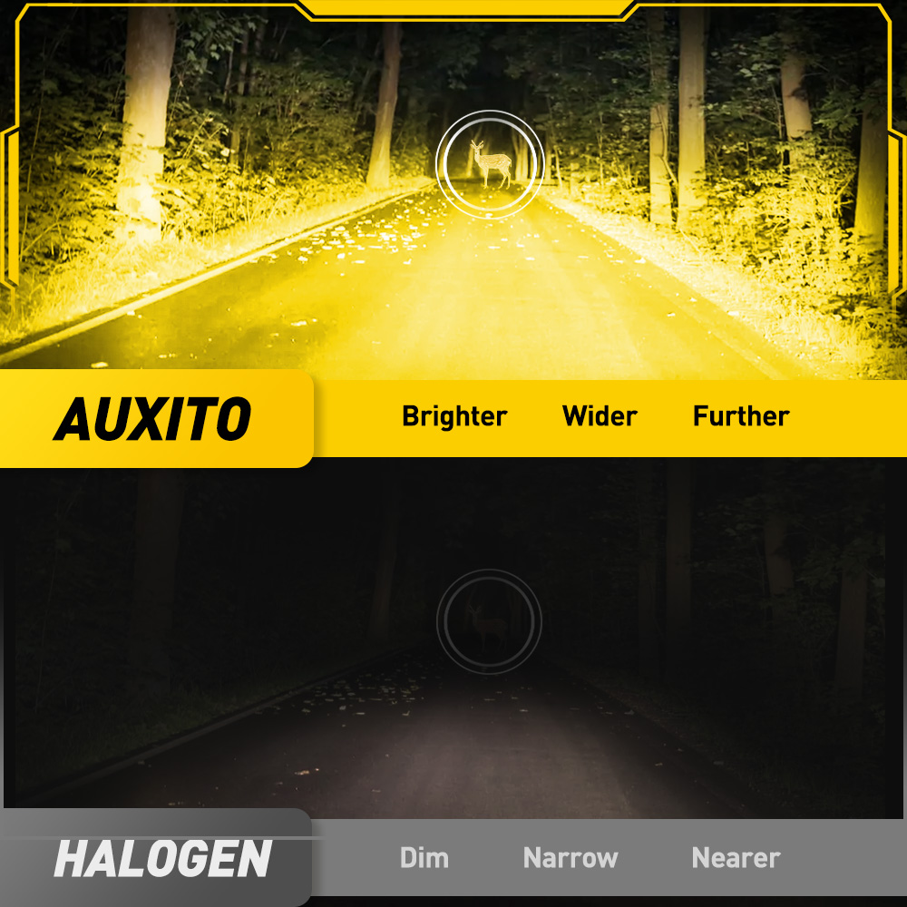 2Pcs AUXITO 9006 HB4 LED 노란색 3 - Led Fog Light H11 3000K Yellow 리뷰 및 가격