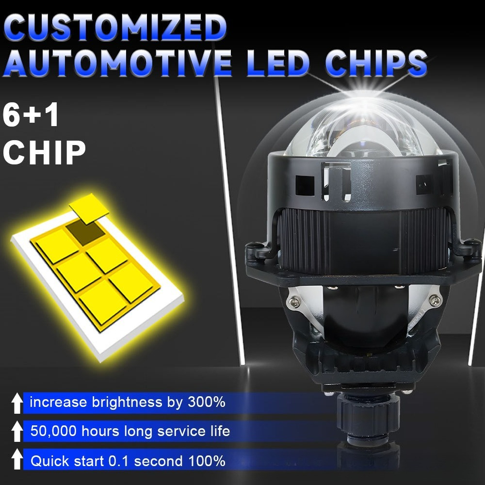 140W 바이 LED 프로젝터 렌즈 H1 전구 9005 - Laser Led Headlight Projector Lens 리뷰 및 가격