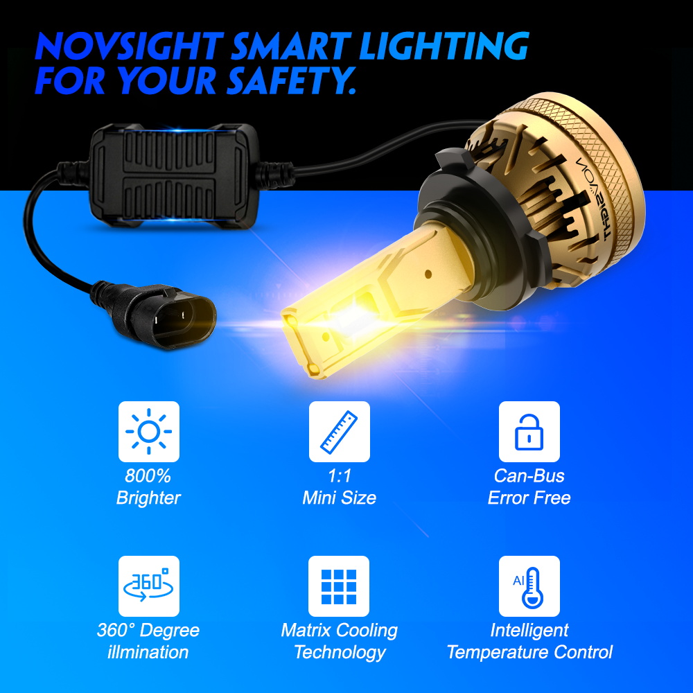 노브사이트 A500 N37Y 옐로우 라이트 3000K  - Led Fog Light H11 3000K Yellow 리뷰 및 가격