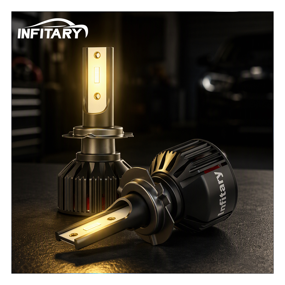 인피타리 H7 LED 자동차용 헤드라이트 전구, H4, - Led Fog Light H11 3000K Yellow 리뷰 및 가격
