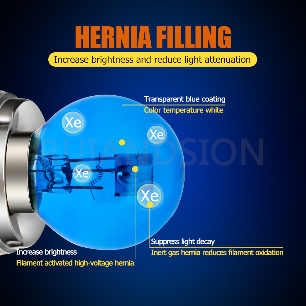 2개 P45T H4 R2 오토바이 할로겐 헤드라이트 램 - Motorcycle Led Headlight Bulb H4 리뷰 및 가격