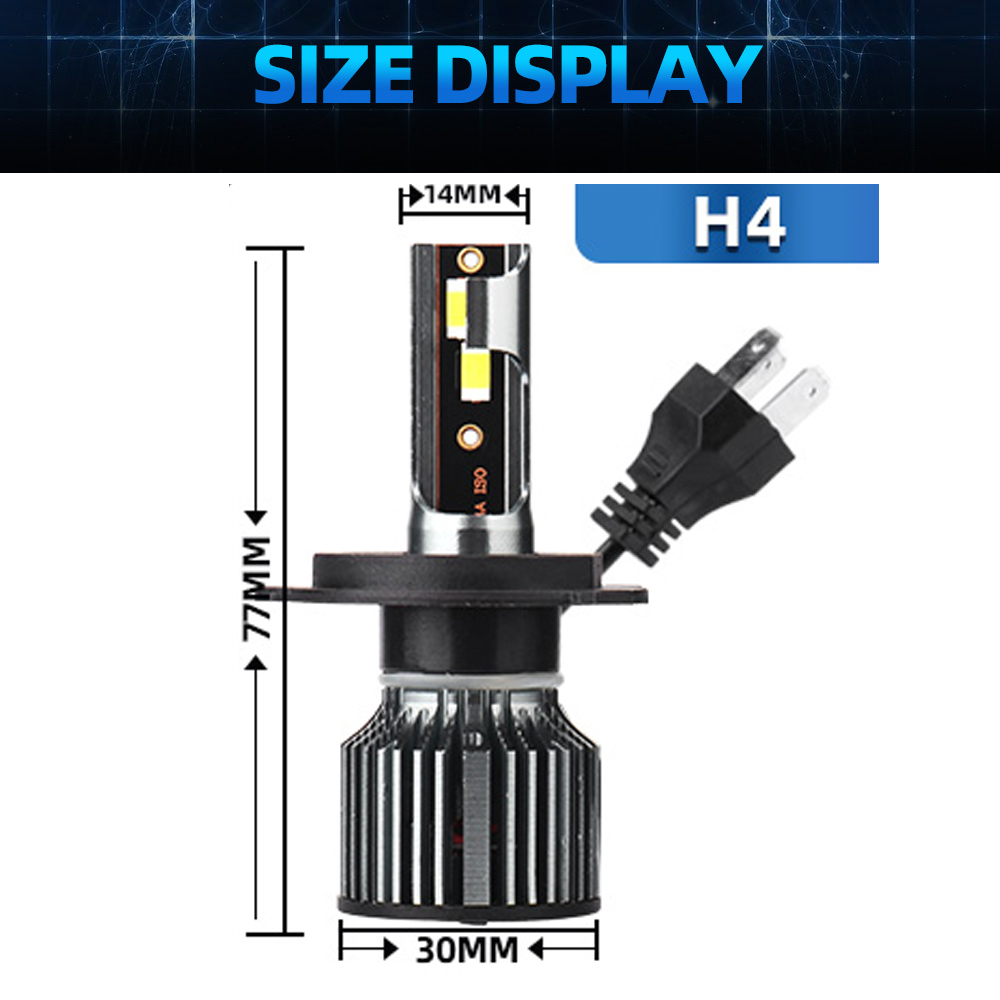 LSlight 50W 오토바이 헤드라이트 H4 LED  - Motorcycle Led Headlight Bulb H4 리뷰 및 가격