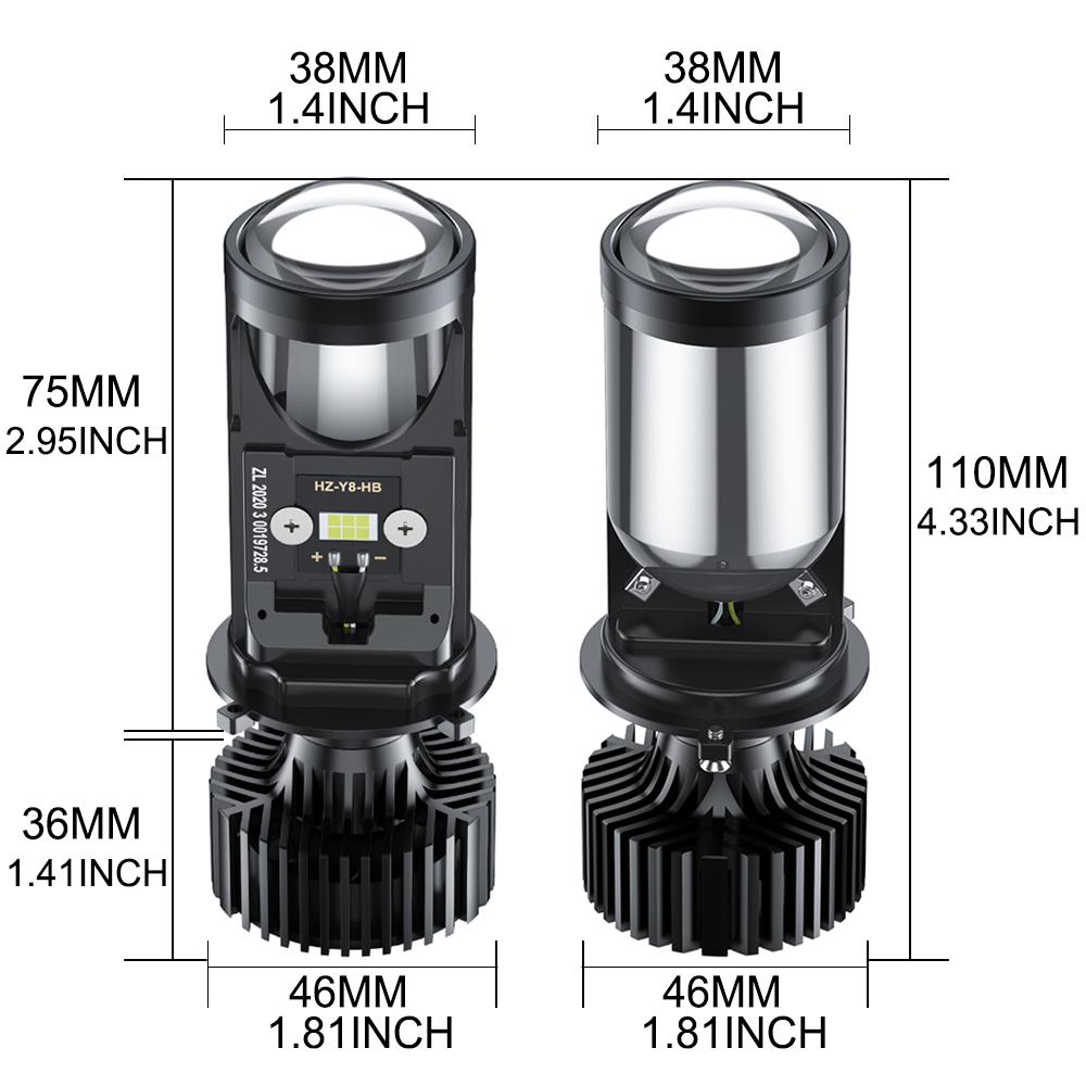 H4 LED 헤드라이트 Canbus 자동차 램프 미니  - Led Headlight H4 Hi Lo 120W 리뷰 및 가격