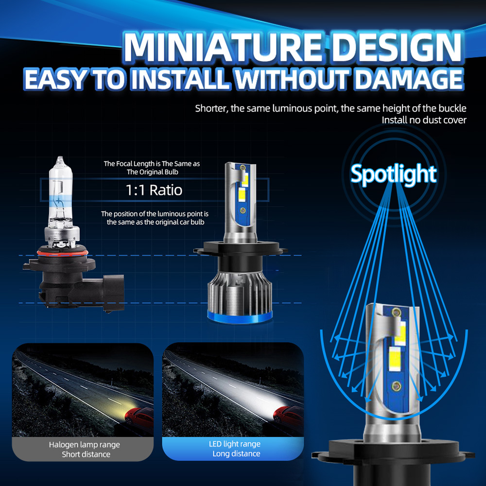 LED 자동차 전조등 H4 Hi Lo 전조등 전구, 자 - Led Headlight H4 Hi Lo 120W 리뷰 및 가격