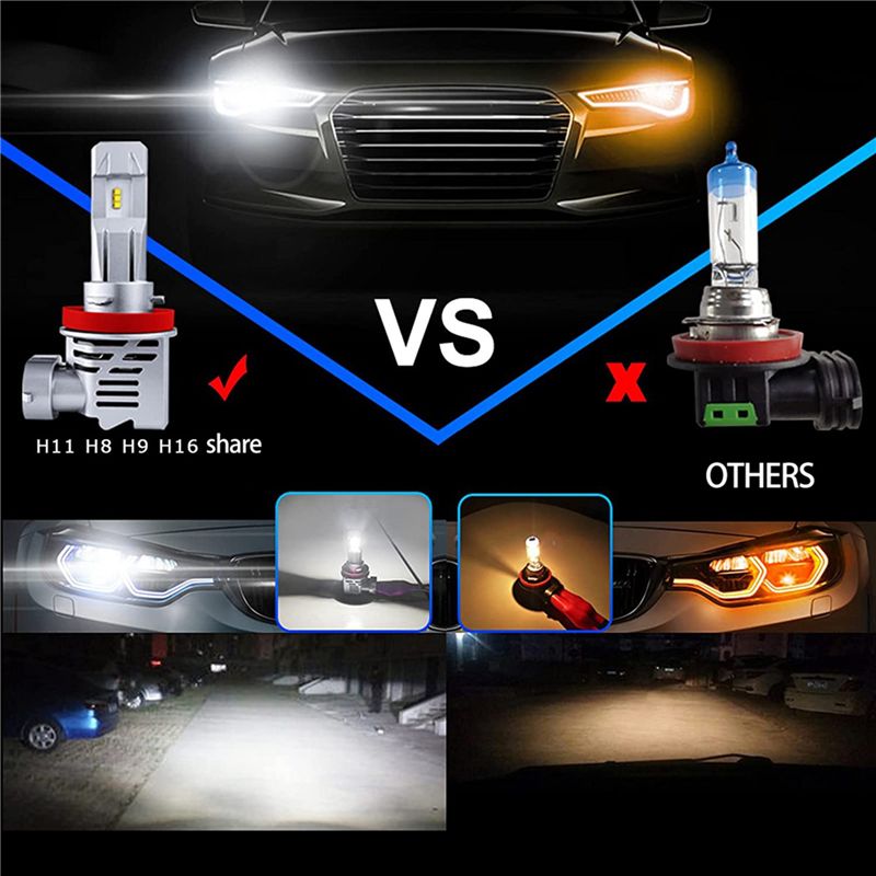 인제니어스-H11 H8 H9 H16 LED 헤드라이트  - Led Headlight 6500K White 12000Lm 리뷰 및 가격