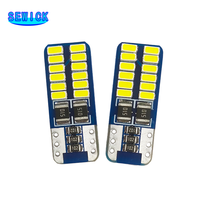100개 T10 W5W LED 테일 라이트 3014 2 - Led Tail Light Bulb Canbus 리뷰 및 가격