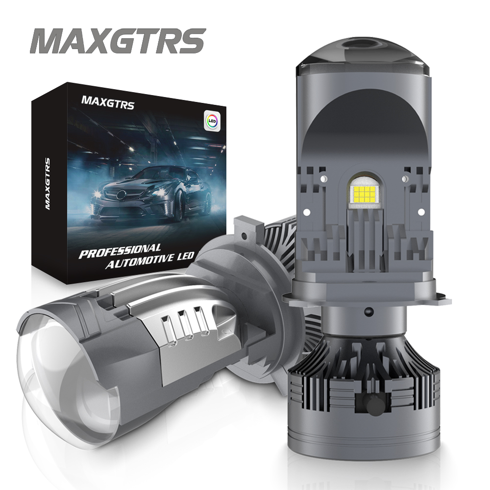 MAXGTRS 새로운 200W 자동 램프 렌즈 LED  - Led Headlight H4 Hi Lo 120W 리뷰 및 가격