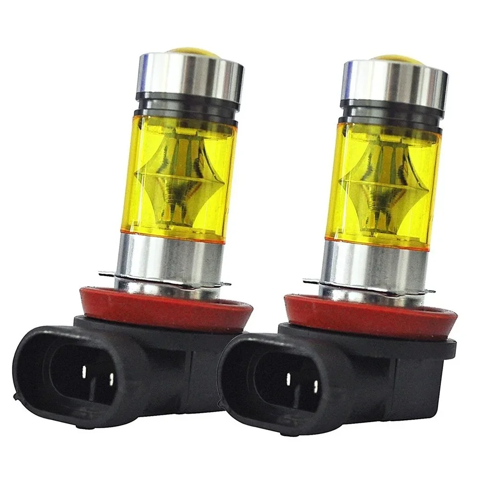 H8 H11 LED 안개등 전구 2개, 3000K 옐로 - Led Fog Light H11 3000K Yellow 리뷰 및 가격