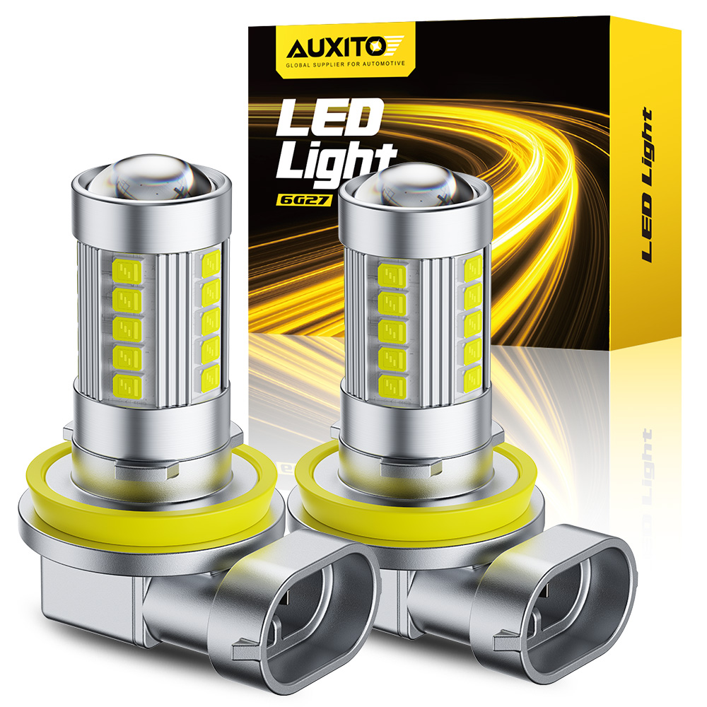 AUXITO 2x 미니 사이즈 H11 H16(JP) L - Led Fog Light H11 3000K Yellow 리뷰 및 가격