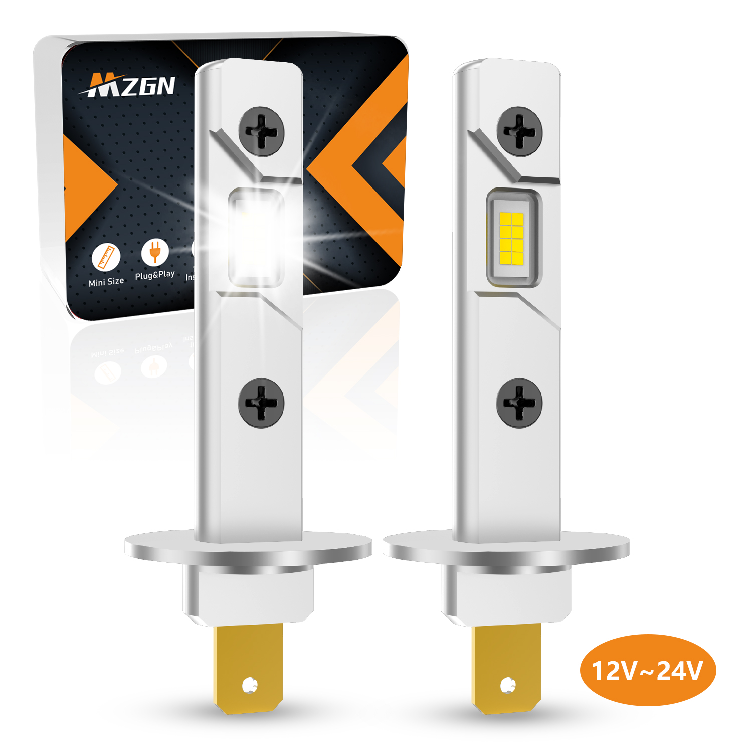 MZGN 2Pcs 12000LM H1 LED 헤드 라이 - Led Headlight 6500K White 12000Lm 리뷰 및 가격