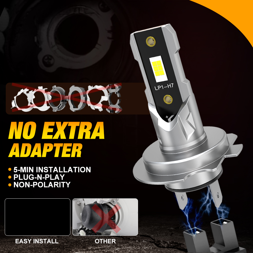 20000LM H7 LED 헤드 라이트 키트 미니 전구 - Led Headlight Bulb H7 20000Lm 리뷰 및 가격