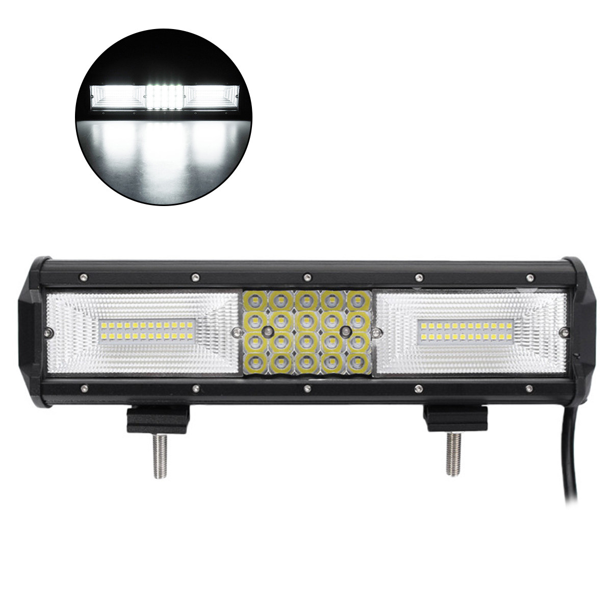 바 형태의 단일열 12인치 130200루멘, 68개의  - Led Work Light Bar 12 Inch Offroad 리뷰 및 가격