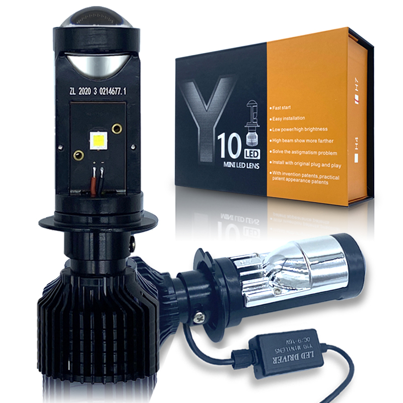 Canbus 램프 H4 H7 LED Y10 슈퍼 미니  - Laser Led Headlight Projector Lens 리뷰 및 가격