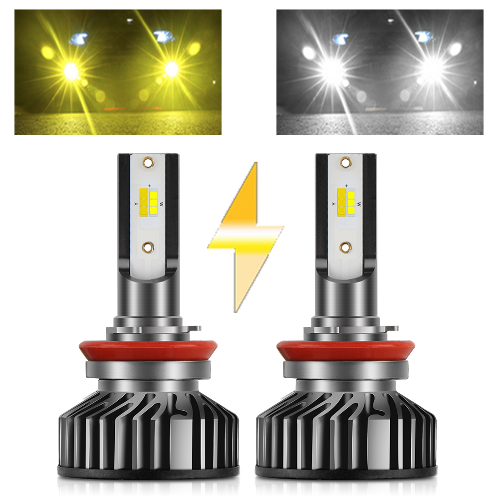 BraveWAY 스트로브 H11 LED 헤드라이트 전구 - Led Fog Light H11 3000K Yellow 리뷰 및 가격