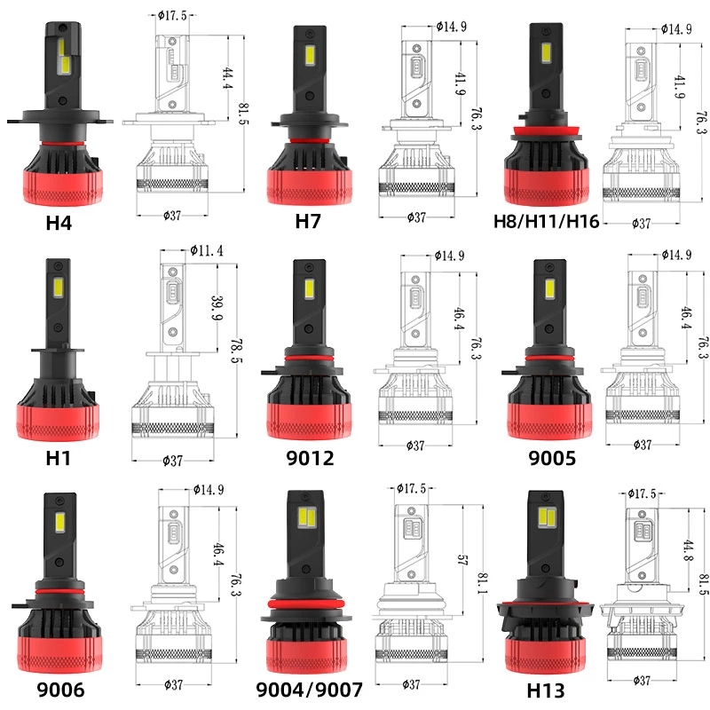 F5 LED 헤드라이트 전구 안개등 H4 H7 자동차  - Led Headlight Bulb H7 20000Lm 리뷰 및 가격